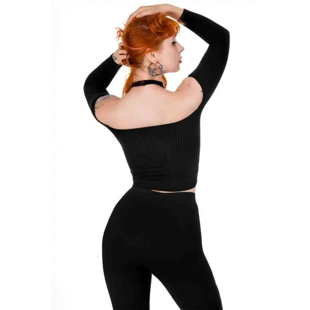 Restyle - Cathedral Snake Longsleeve top - Black